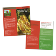 Folded DL Recipe Leaflet (4pp)