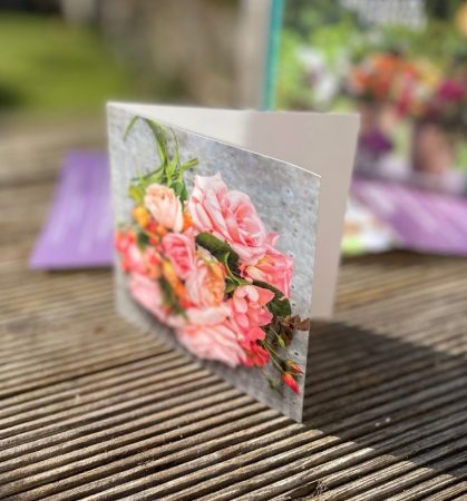 Sustinable greeting card printing