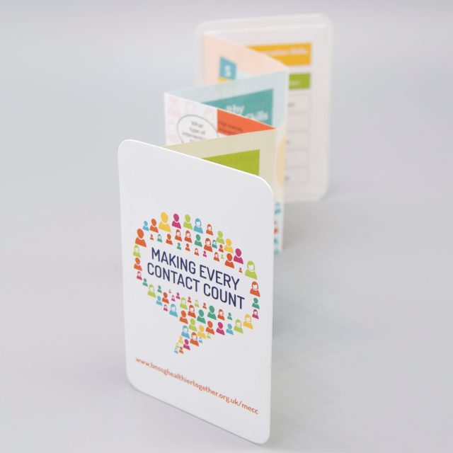 Die Cut, Concertina Fold, Pocket Leaflet